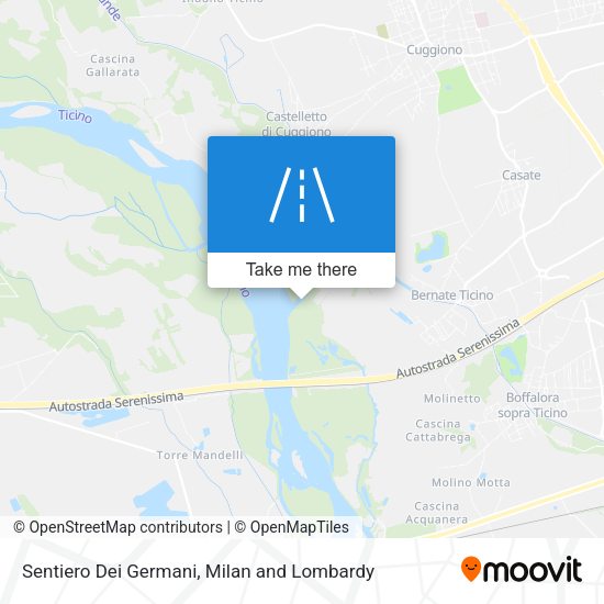 Sentiero Dei Germani map
