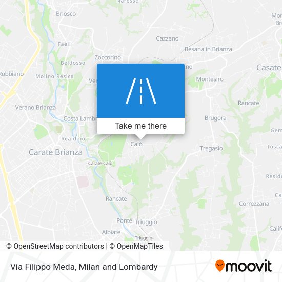 Via Filippo Meda map