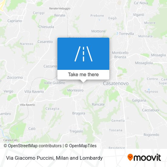 Via Giacomo Puccini map