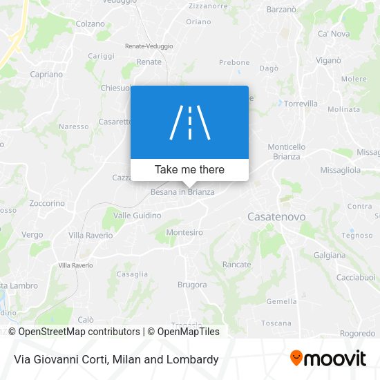 Via Giovanni Corti map