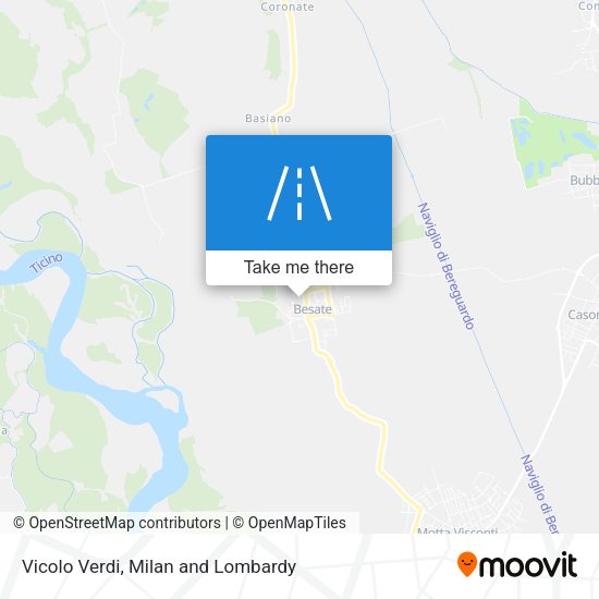 Vicolo Verdi map