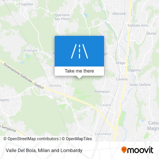 Valle Del Boia map