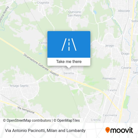 Via Antonio Pacinotti map