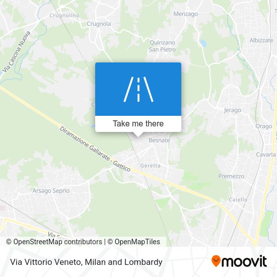 Via Vittorio Veneto map