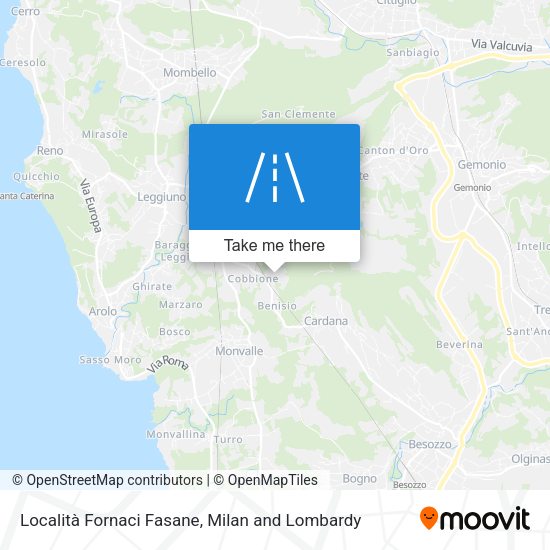 Località Fornaci Fasane map