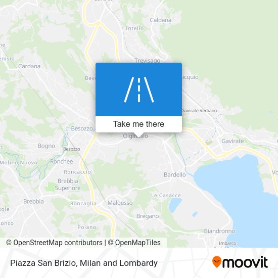 Piazza San Brizio map