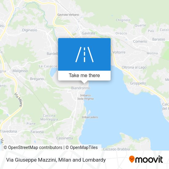 Via Giuseppe Mazzini map