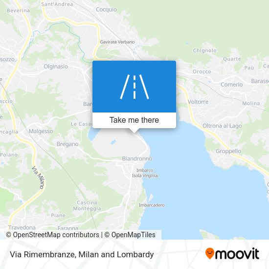 Via Rimembranze map