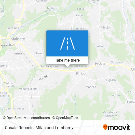 Casale Roccolo map