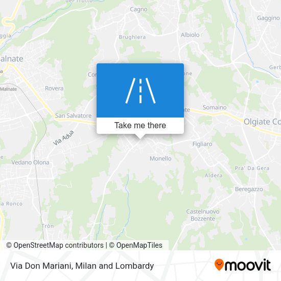 Via Don Mariani map