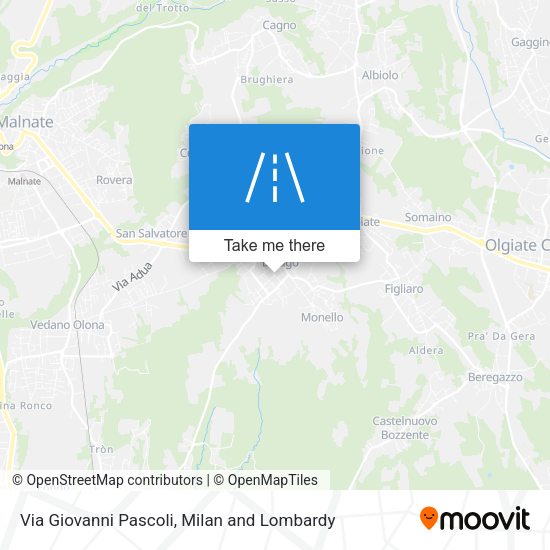 Via Giovanni Pascoli map