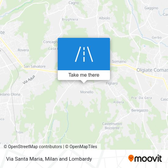 Via Santa Maria map