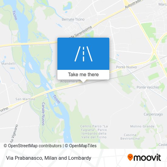 Via Prabanasco map