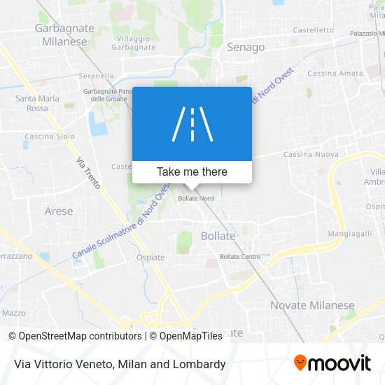 Via Vittorio Veneto map