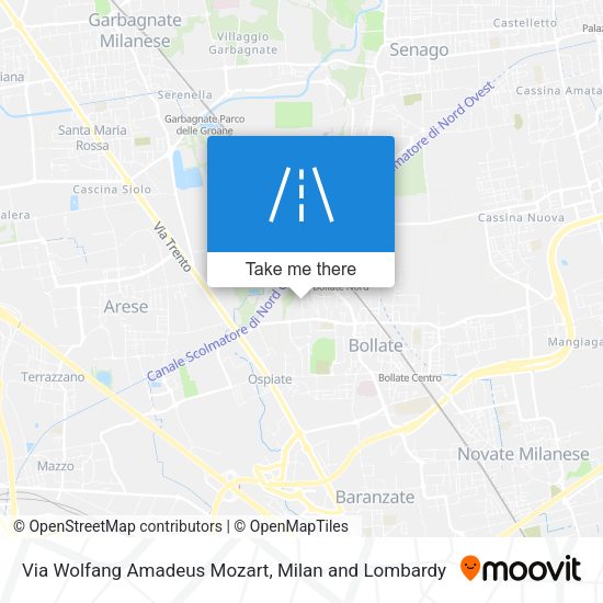 Via Wolfang Amadeus Mozart map