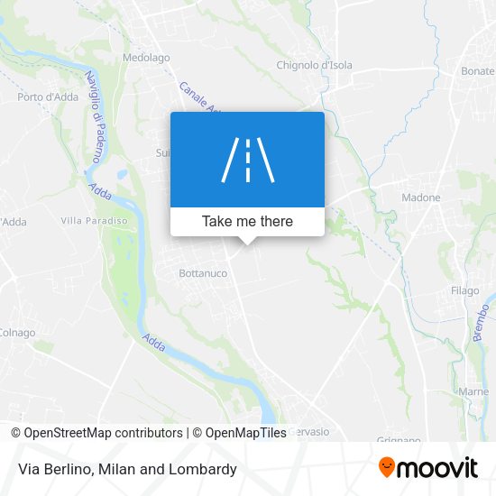 Via Berlino map