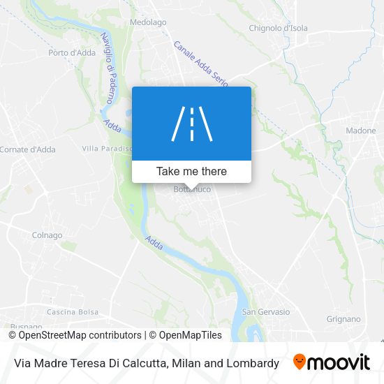 Via Madre Teresa Di Calcutta map