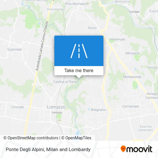 Ponte Degli Alpini map