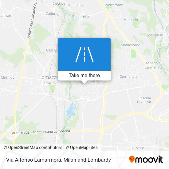 Via Alfonso Lamarmora map