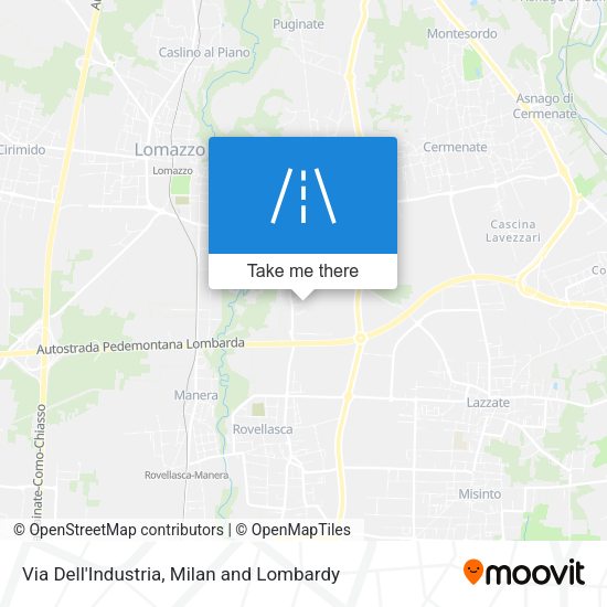 Via Dell'Industria map