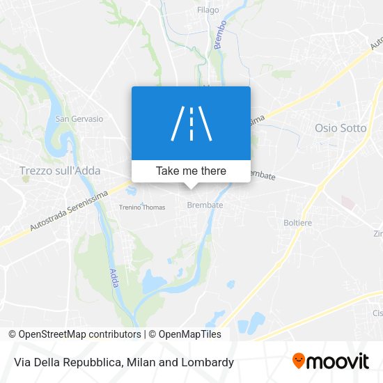 Via Della Repubblica map