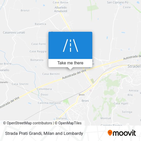 Strada Prati Grandi map