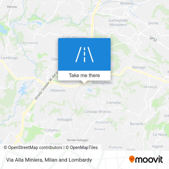 Via Alla Miniera map