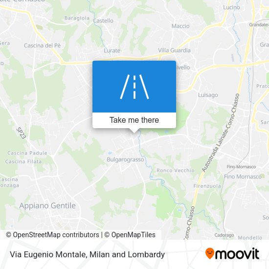 Via Eugenio Montale map
