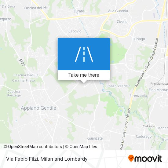 Via Fabio Filzi map