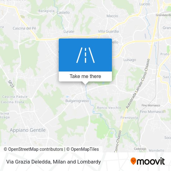 Via Grazia Deledda map