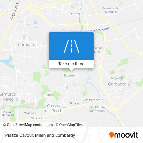 Piazza Cavour map