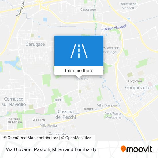 Via Giovanni Pascoli map