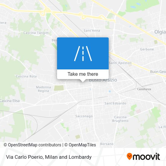Via Carlo Poerio map