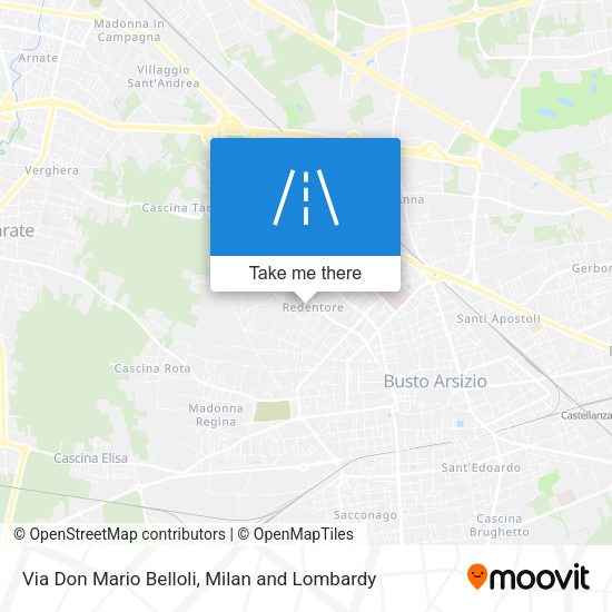 Via Don Mario Belloli map