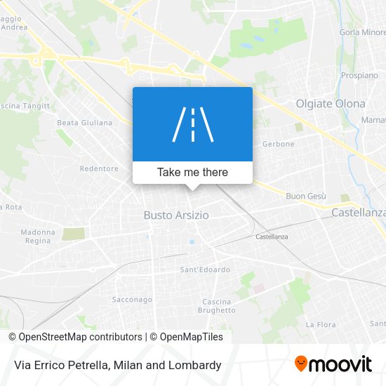 Via Errico Petrella map