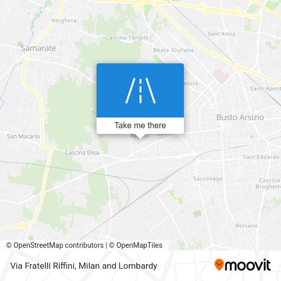 Via Fratelli Riffini map