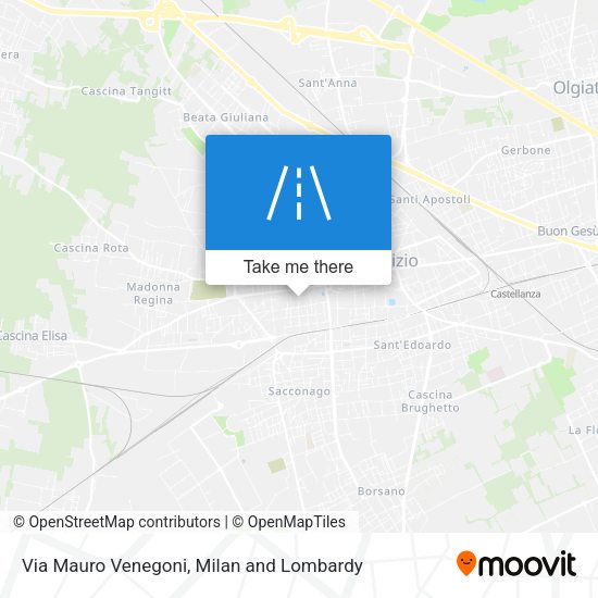 Via Mauro Venegoni map