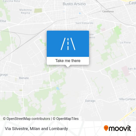 Via Silvestre map