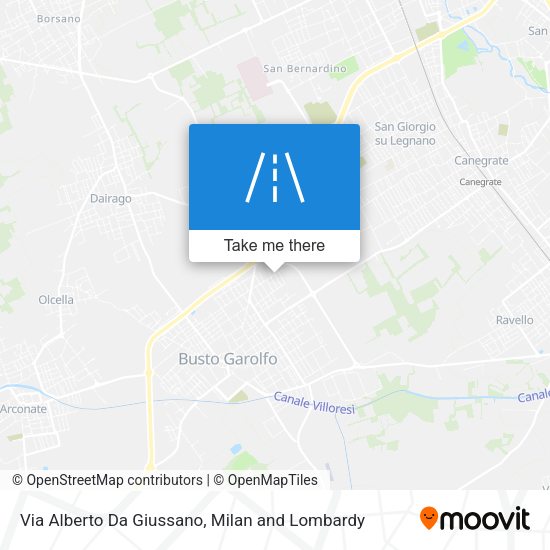 Via Alberto Da Giussano map