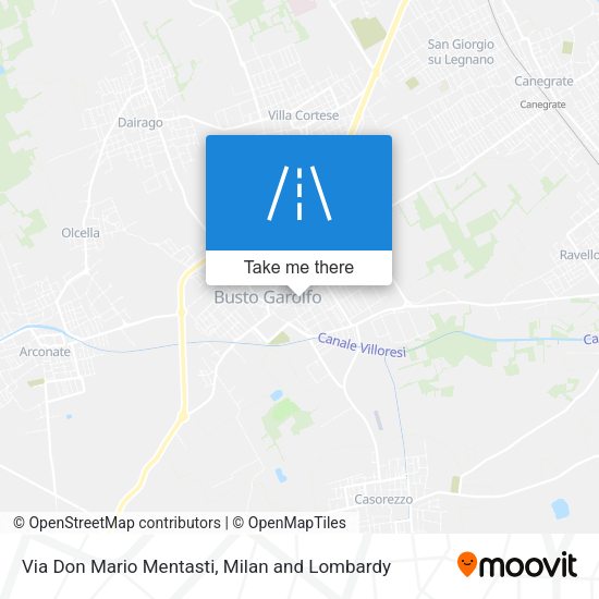 Via Don Mario Mentasti map