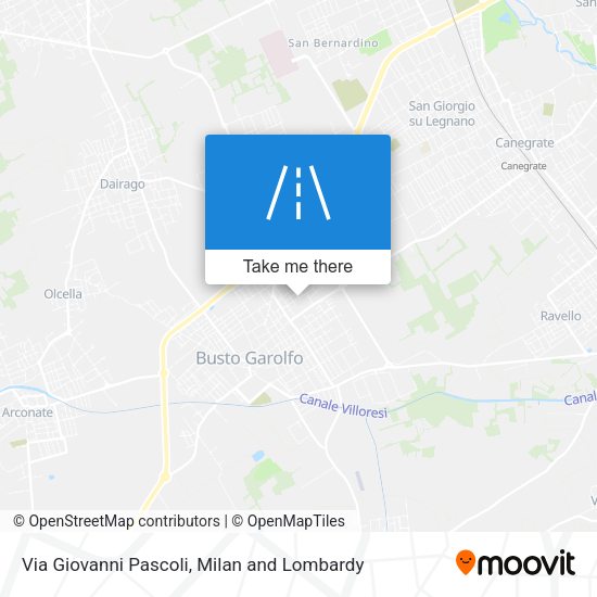 Via Giovanni Pascoli map