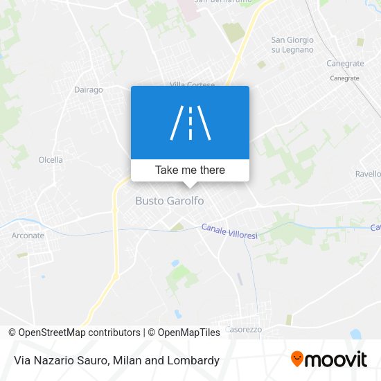 Via Nazario Sauro map