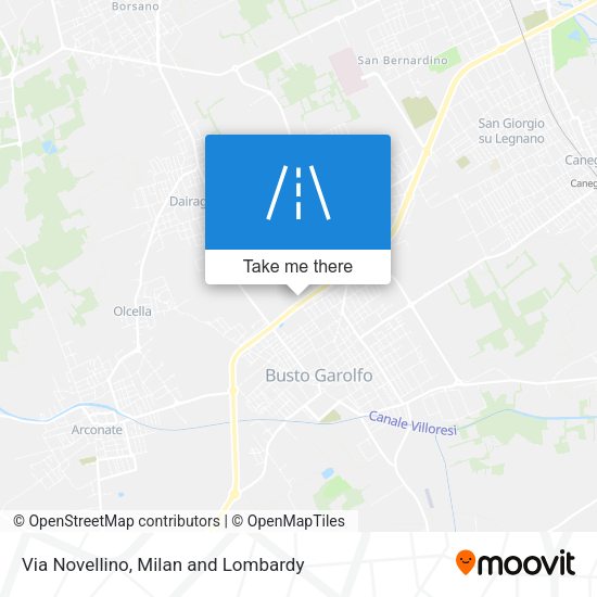 Via Novellino map