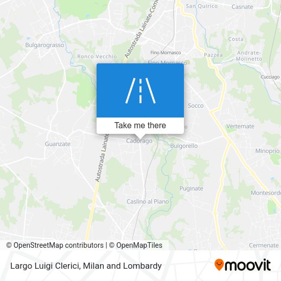 Largo Luigi Clerici map