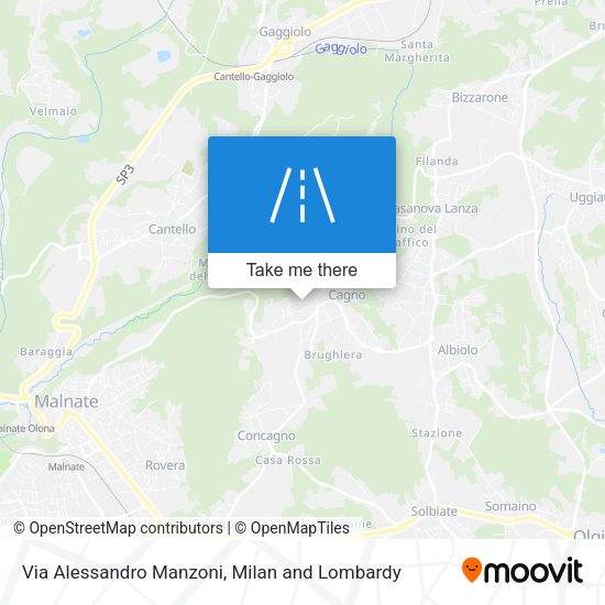 Via Alessandro Manzoni map