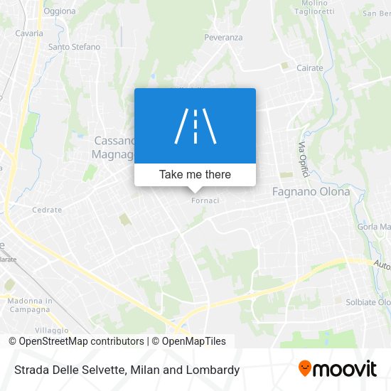 Strada Delle Selvette map