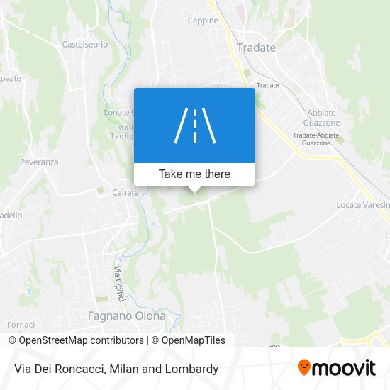 Via Dei Roncacci map