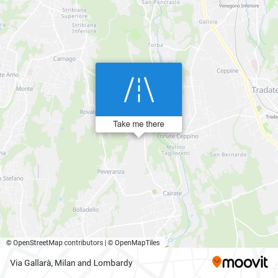 Via Gallarà map