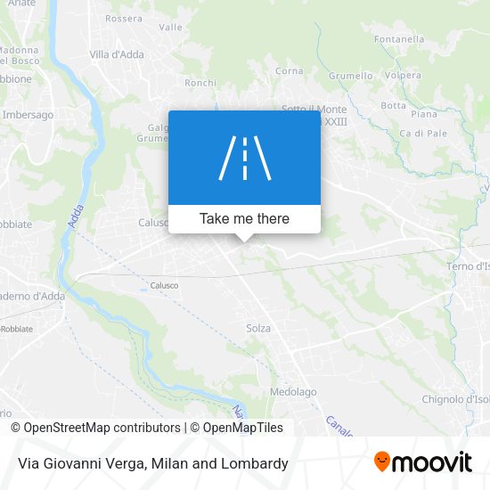 Via Giovanni Verga map
