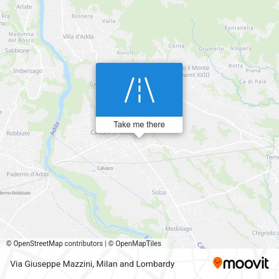 Via Giuseppe Mazzini map